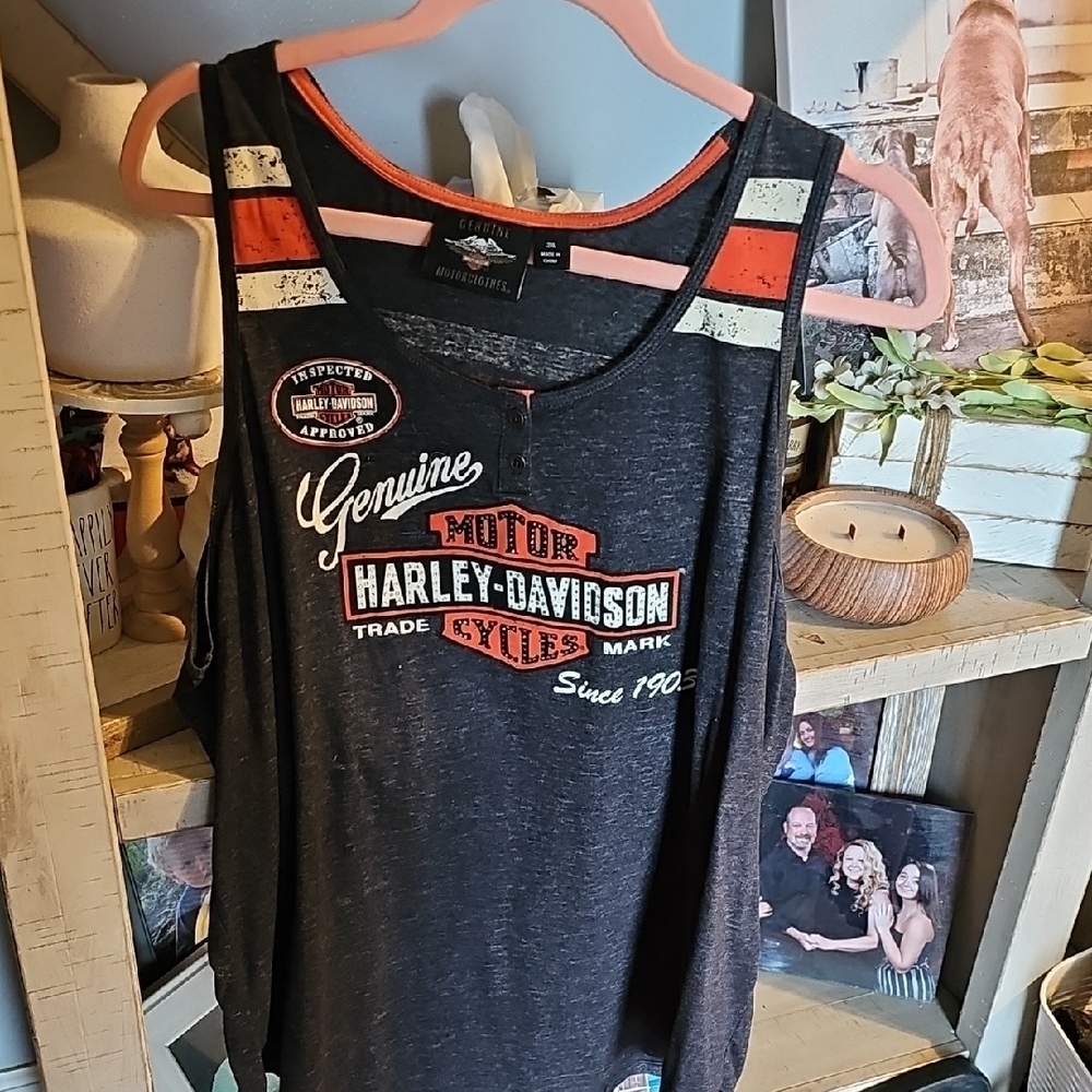 Harley-Davidson Women's Black Tank Top